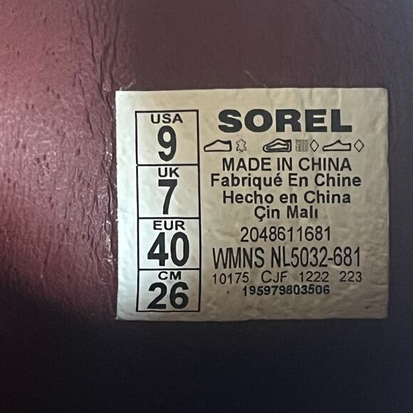 Brand New Sorel Women's Hi Line Heel Mule Boots Spice Tawny Buff US 9 - Picture 11 of 12